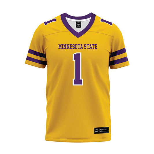 Minn. St. - NCAA Football : Maximus Sims - Gold Premium Football Jersey-0