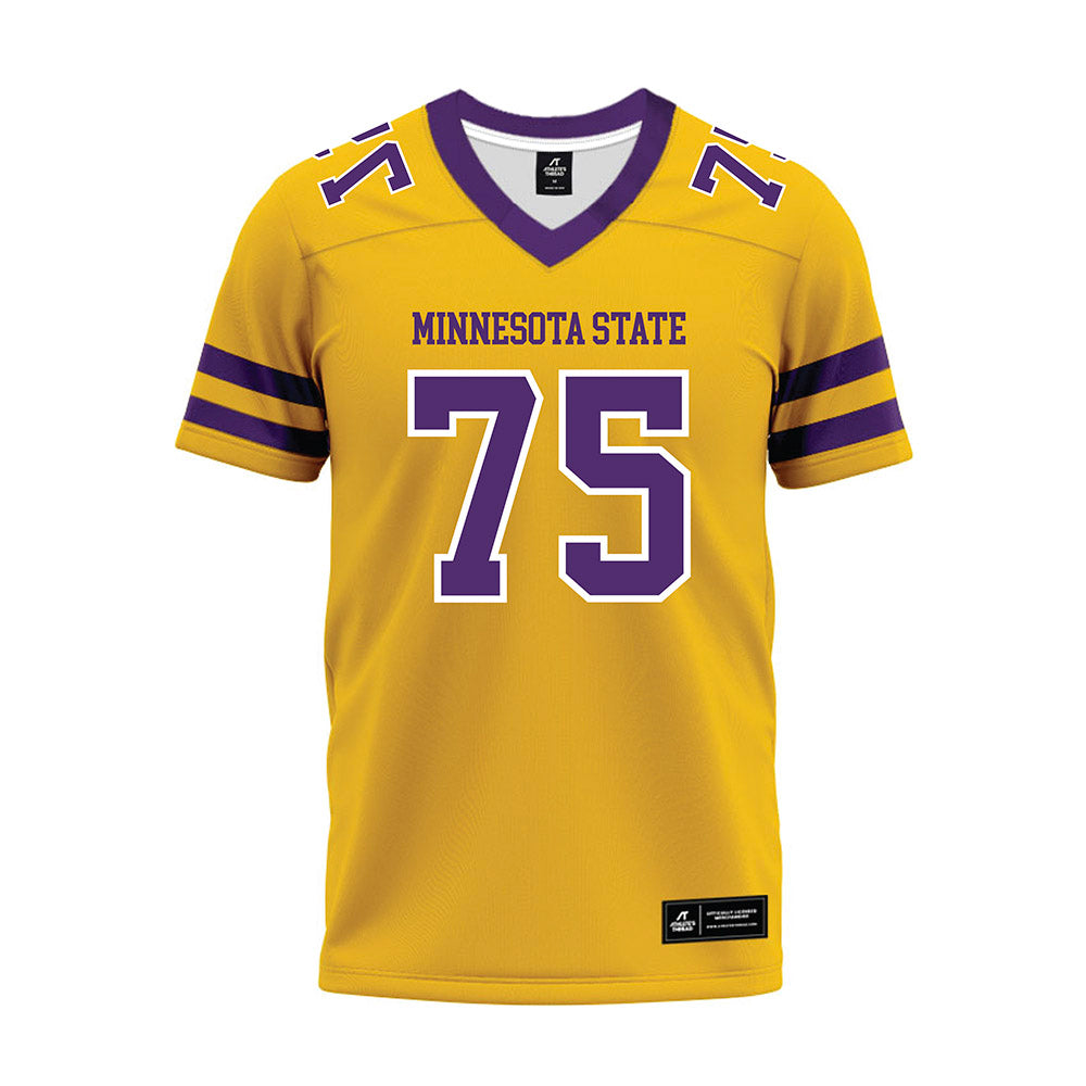 Minn. St. - NCAA Football : Magnus Wright - Gold Premium Football Jersey-0