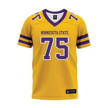 Minn. St. - NCAA Football : Magnus Wright - Gold Premium Football Jersey-0