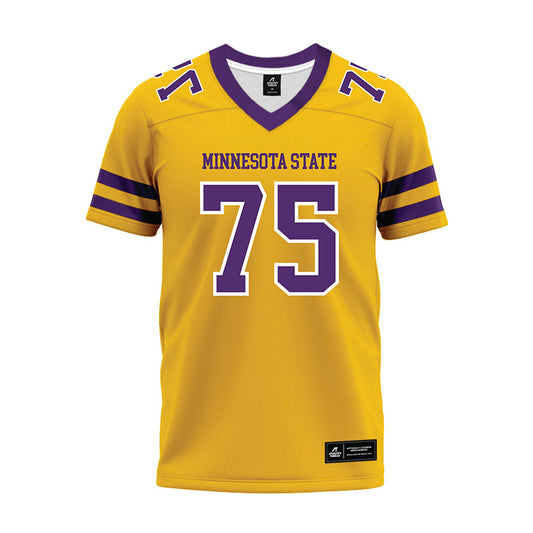 Minn. St. - NCAA Football : Magnus Wright - Gold Premium Football Jersey-0