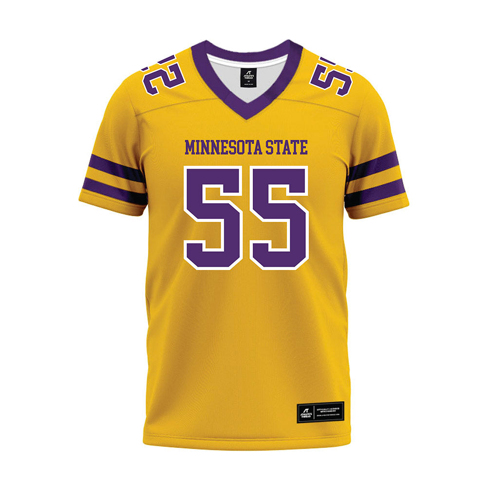Minn. St. - NCAA Football : Connor Kluck - Gold Premium Football Jersey-0