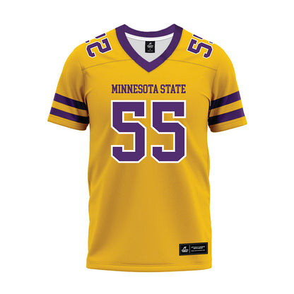 Minn. St. - NCAA Football : Connor Kluck - Gold Premium Football Jersey-0