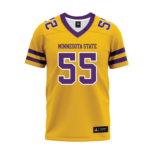 Minn. St. - NCAA Football : Connor Kluck - Gold Premium Football Jersey-0