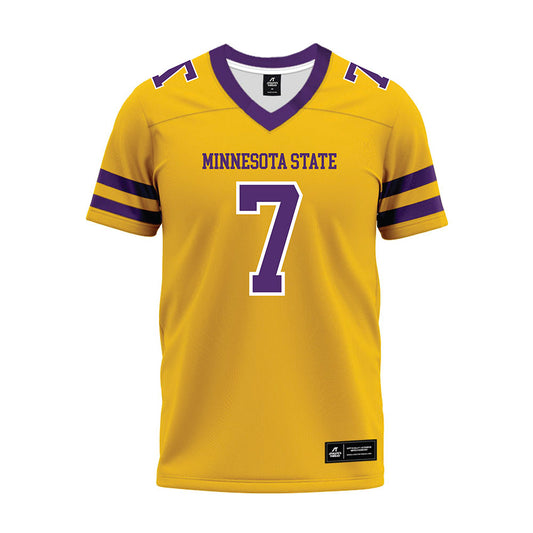 Minn. St. - NCAA Football : Rashad McKinley - Gold Premium Football Jersey-0