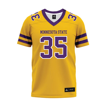 Minn. St. - NCAA Football : Xavier Daniels - Gold Premium Football Jersey-0