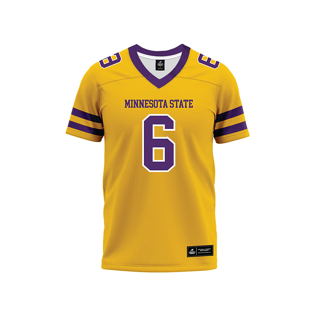 Minn. St. - NCAA Football : Antoine Johnson Jr - Gold Premium Football Jersey-0