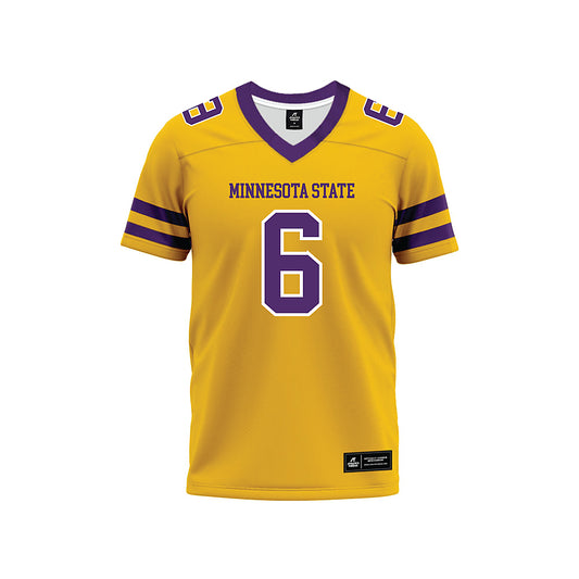 Minn. St. - NCAA Football : Antoine Johnson Jr - Gold Premium Football Jersey-0