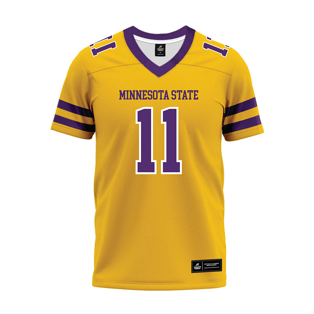 Minn. St. - NCAA Football : Hudson Dillon - Gold Premium Football Jersey-0