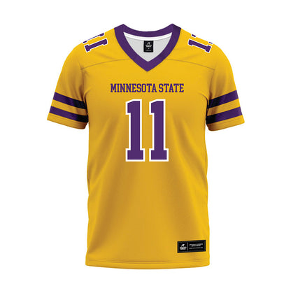 Minn. St. - NCAA Football : Hudson Dillon - Gold Premium Football Jersey-0