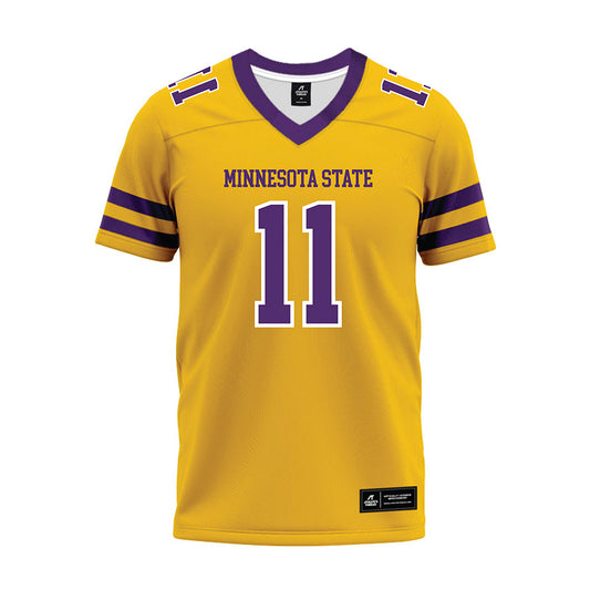 Minn. St. - NCAA Football : Hudson Dillon - Gold Premium Football Jersey-0