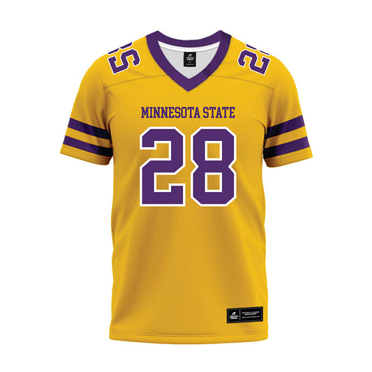 Minn. St. - NCAA Football : Brooklyn Evans - Gold Premium Football Jersey-0