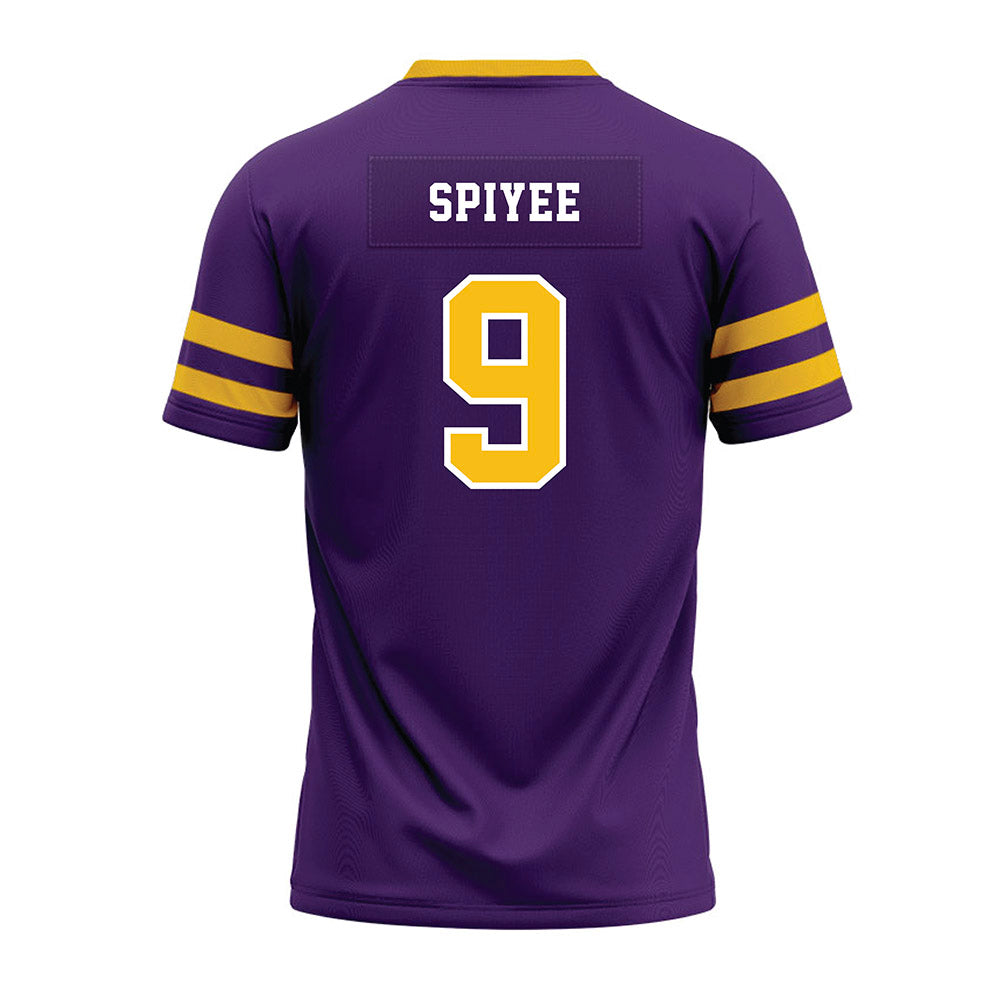 Minn. St. - NCAA Football : Emanuel Spiyee - Purple Premium Football Jersey-1