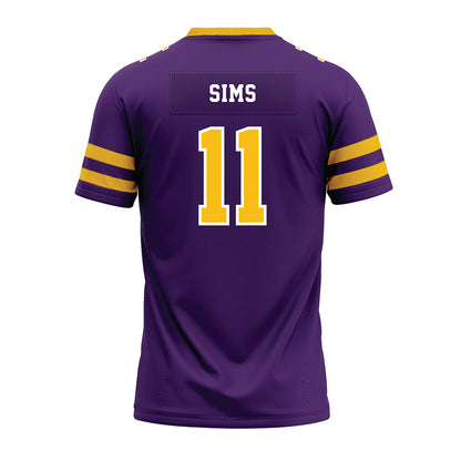 Minn. St. - NCAA Football : Maximus Sims - Purple Premium Football Jersey-1