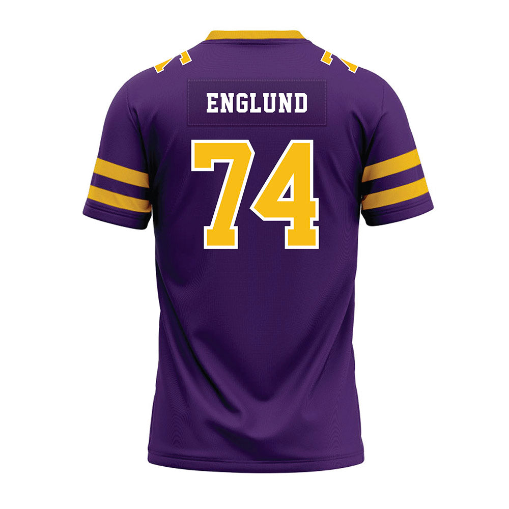 Minn. St. - NCAA Football : Thomas Englund - Purple Premium Football Jersey-1
