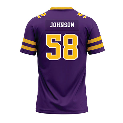 Minn. St. - NCAA Football : Alex Johnson - Purple Premium Football Jersey-1