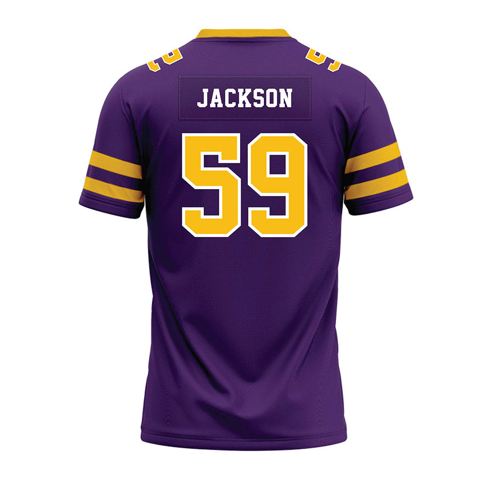 Minn. St. - NCAA Football : Jazarri Jackson - Purple Premium Football Jersey-1