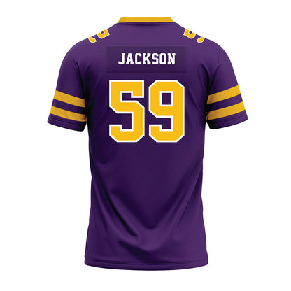 Minn. St. - NCAA Football : Jazarri Jackson - Purple Premium Football Jersey-1