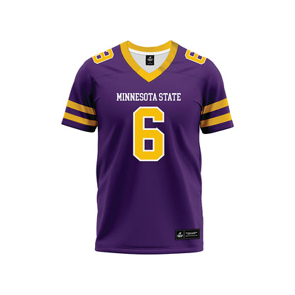 Minn. St. - NCAA Football : Antoine Johnson Jr - Purple Premium Football Jersey-0