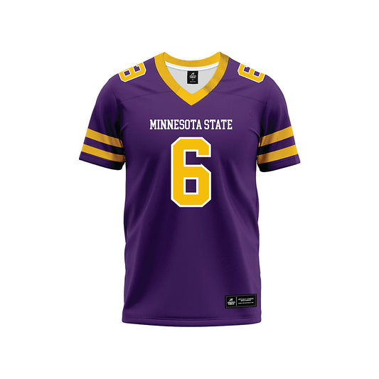 Minn. St. - NCAA Football : Antoine Johnson Jr - Purple Premium Football Jersey-0