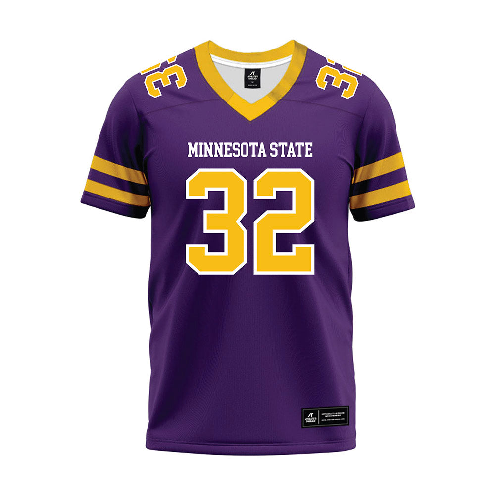 Minn. St. - NCAA Football : Tristyn Hynes - Purple Premium Football Jersey-0