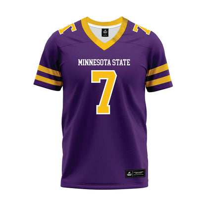 Minn. St. - NCAA Football : Rashad McKinley - Purple Premium Football Jersey-0