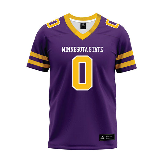 Minn. St. - NCAA Football : Jefferson Mobry - Purple Premium Football Jersey-0