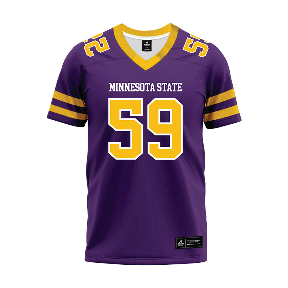 Minn. St. - NCAA Football : Jazarri Jackson - Purple Premium Football Jersey-0