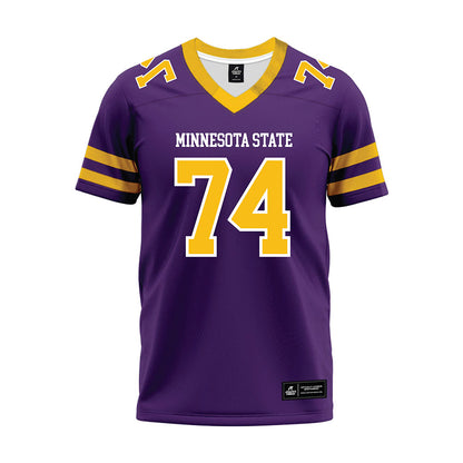 Minn. St. - NCAA Football : Thomas Englund - Purple Premium Football Jersey-0