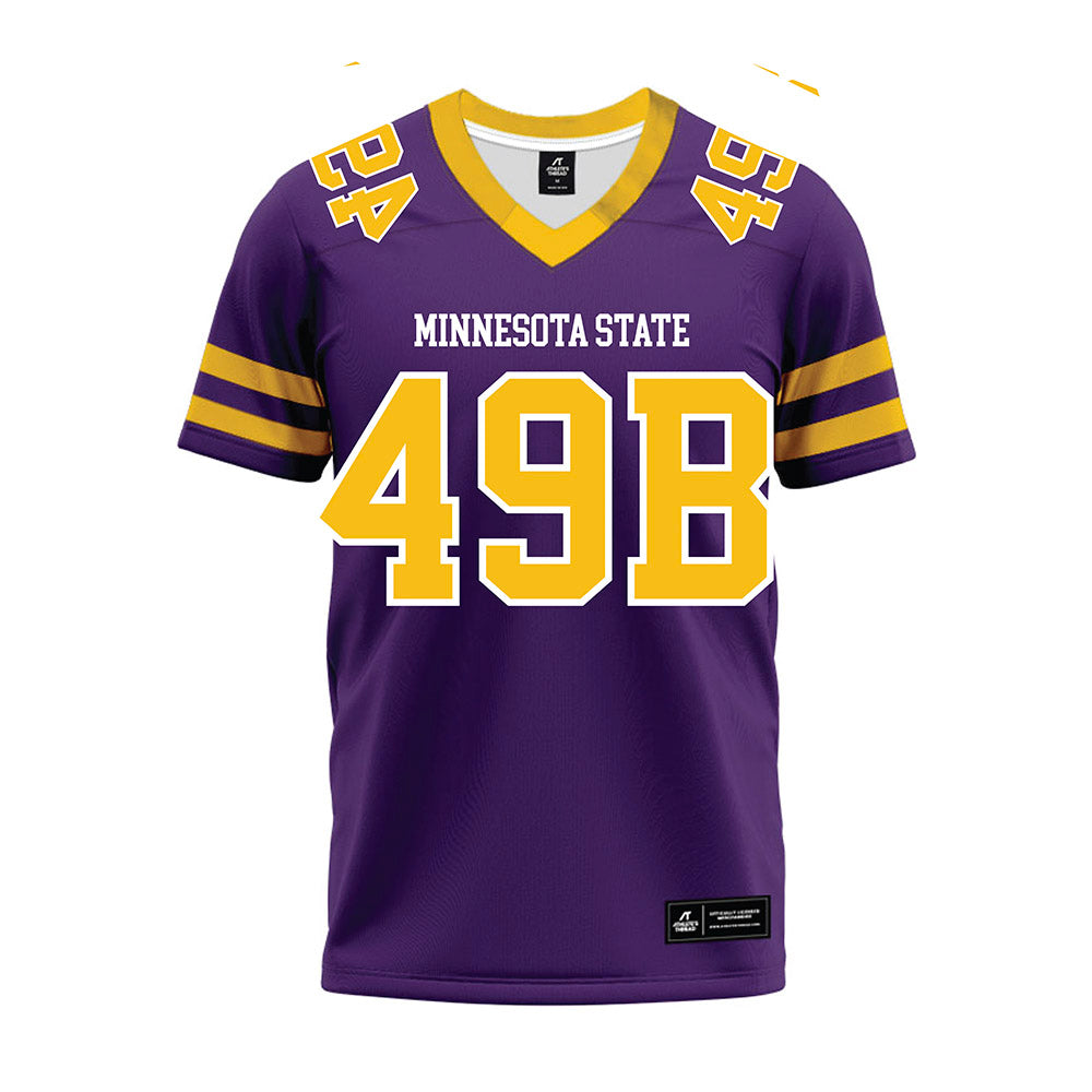 Minn. St. - NCAA Football : Talen Taylor - Purple Premium Football Jersey-0