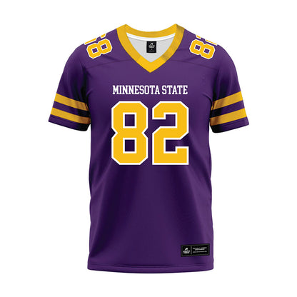 Minn. St. - NCAA Football : Parker Wangen - Purple Premium Football Jersey-0