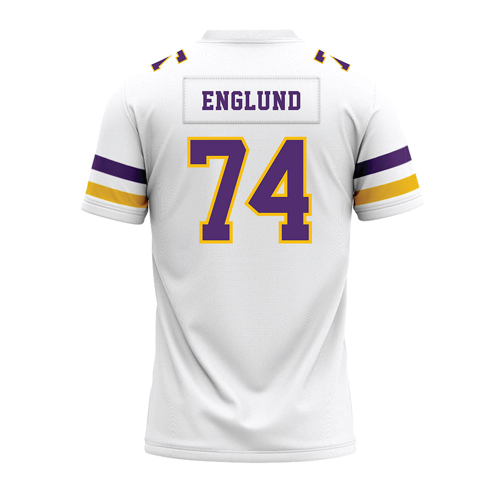 Minn. St. - NCAA Football : Thomas Englund - White Premium Football Jersey-1