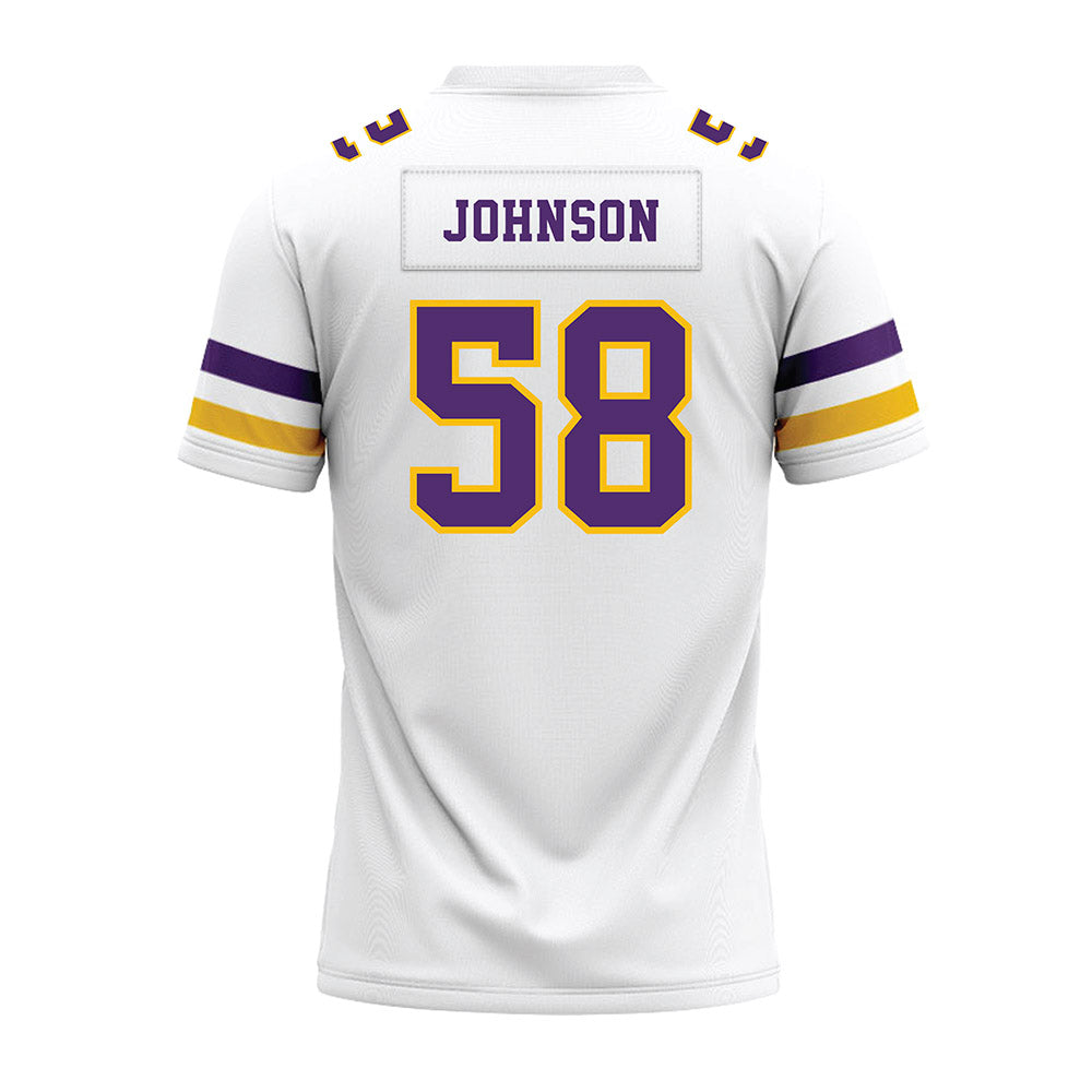 Minn. St. - NCAA Football : Alex Johnson - White Premium Football Jersey-1