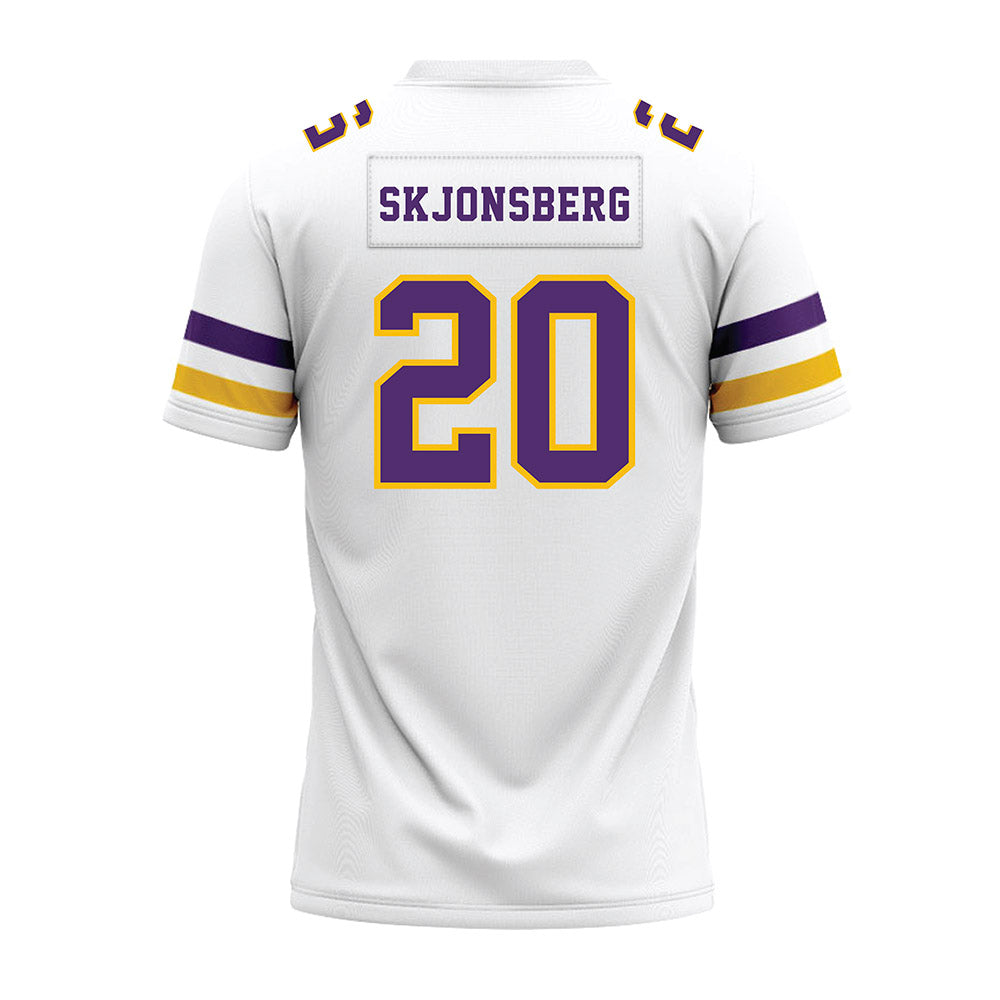 Minn. St. - NCAA Football : Spencer Skjonsberg - White Premium Football Jersey-1