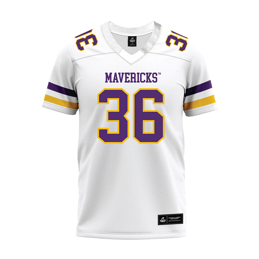 Minn. St. - NCAA Football : Jefferson Mobry - White Premium Football Jersey-0