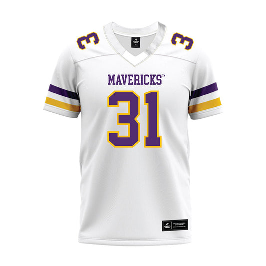 Minn. St. - NCAA Football : Cole Rogers - White Premium Football Jersey-0