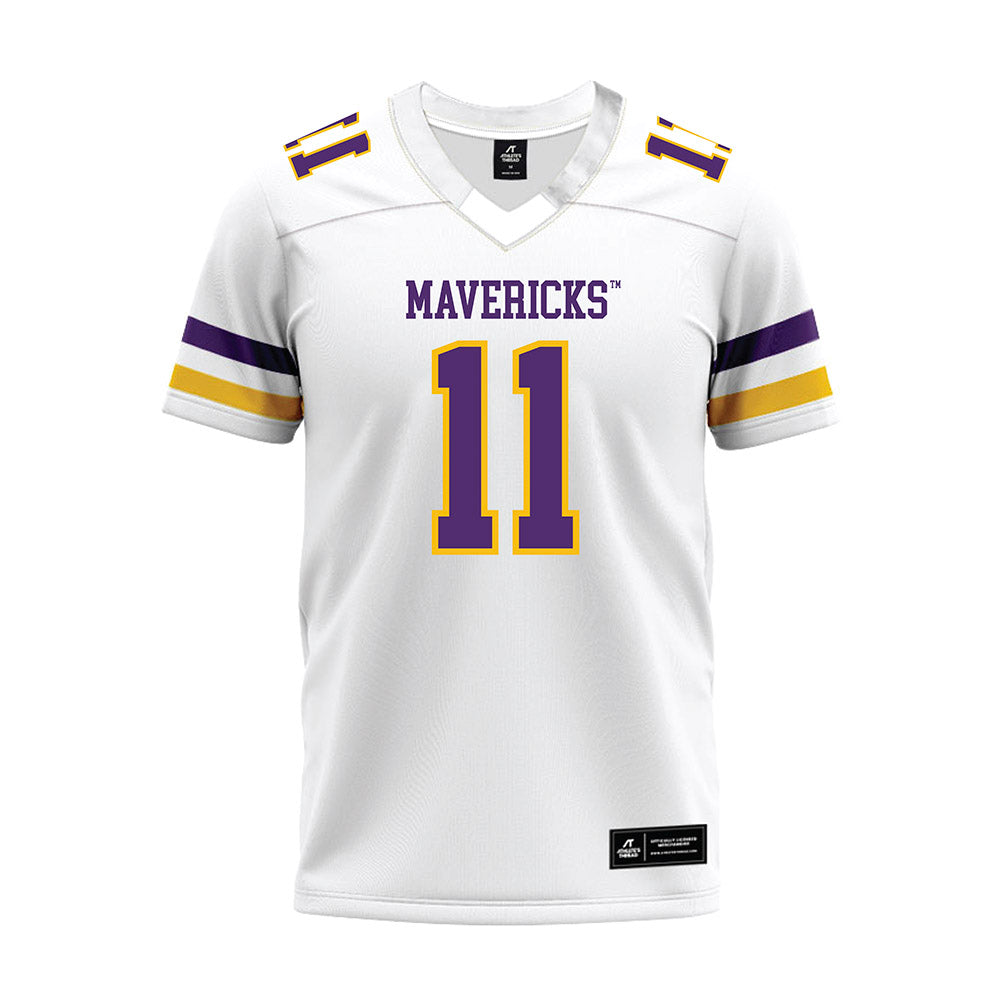 Minn. St. - NCAA Football : Maximus Sims - White Premium Football Jersey-0