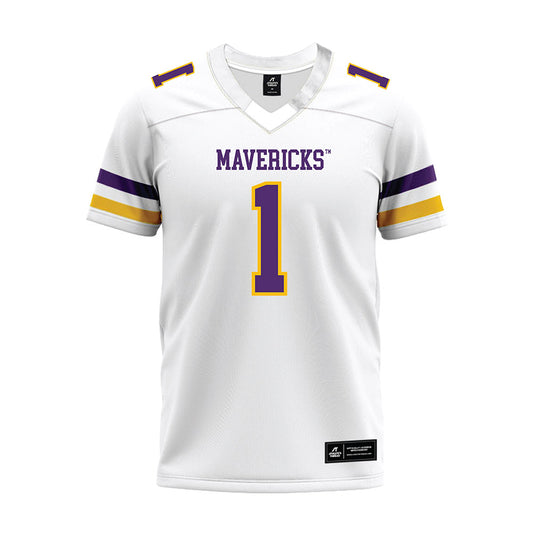 Minn. St. - NCAA Football : Maximus Sims - White Premium Football Jersey-0
