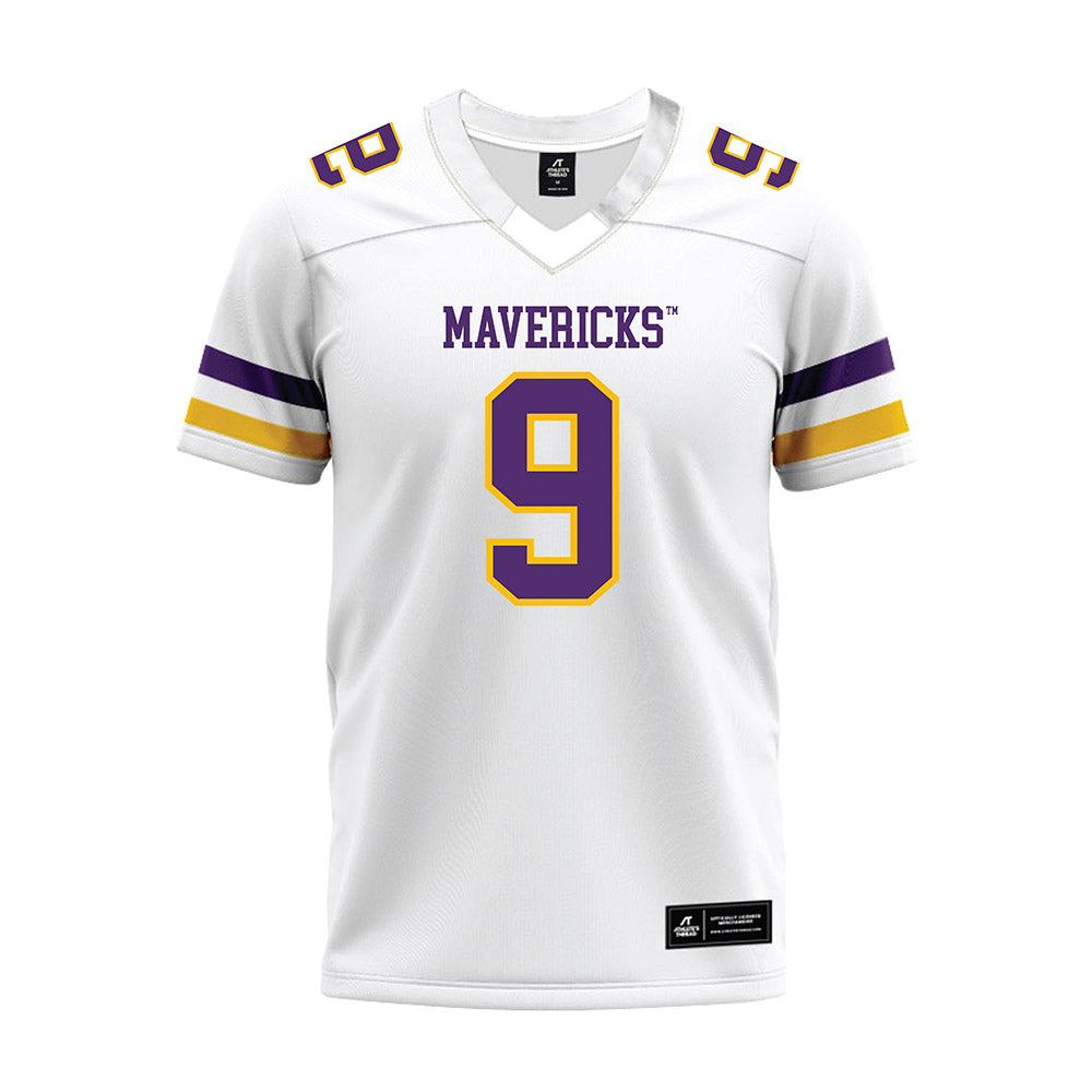 Minn. St. - NCAA Football : Emanuel Spiyee - White Premium Football Jersey-0