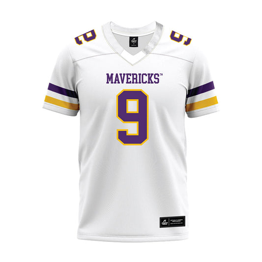 Minn. St. - NCAA Football : Emanuel Spiyee - White Premium Football Jersey-0