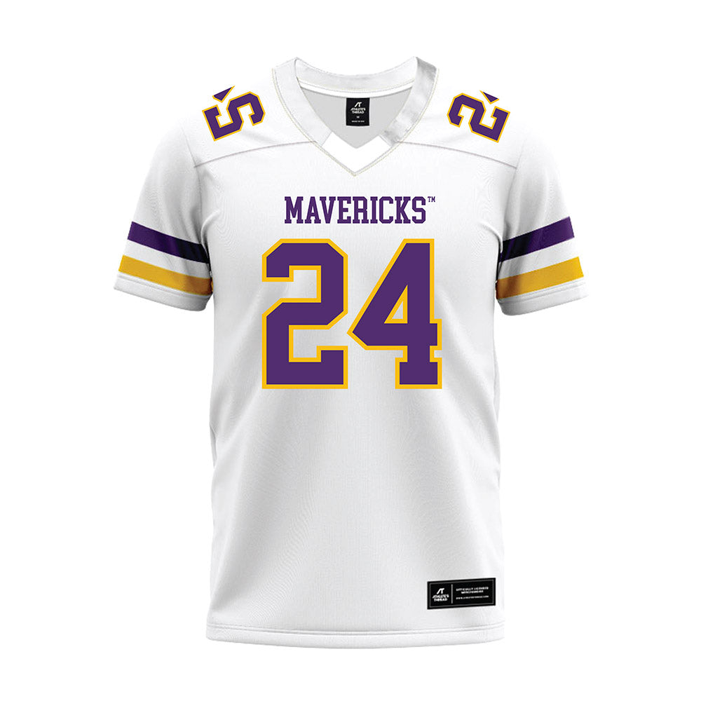 Minn. St. - NCAA Football : Tate Eccles - White Premium Football Jersey-0