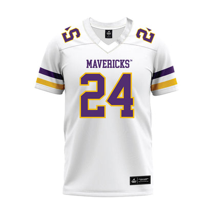 Minn. St. - NCAA Football : Tate Eccles - White Premium Football Jersey-0