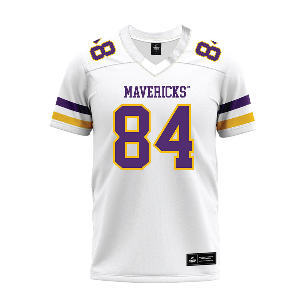 Minn. St. - NCAA Football : Bode Goerger - White Premium Football Jersey-0