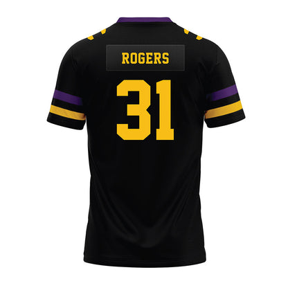 Minn. St. - NCAA Football : Cole Rogers - Black Premium Football Jersey-1