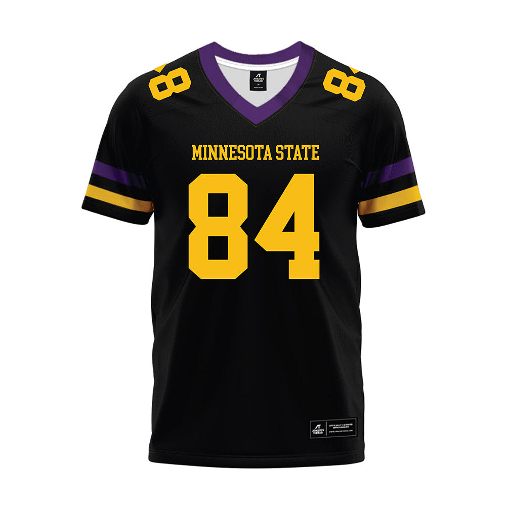 Minn. St. - NCAA Football : Bode Goerger - Black Premium Football Jersey-0