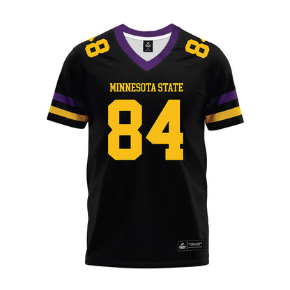 Minn. St. - NCAA Football : Bode Goerger - Black Premium Football Jersey-0