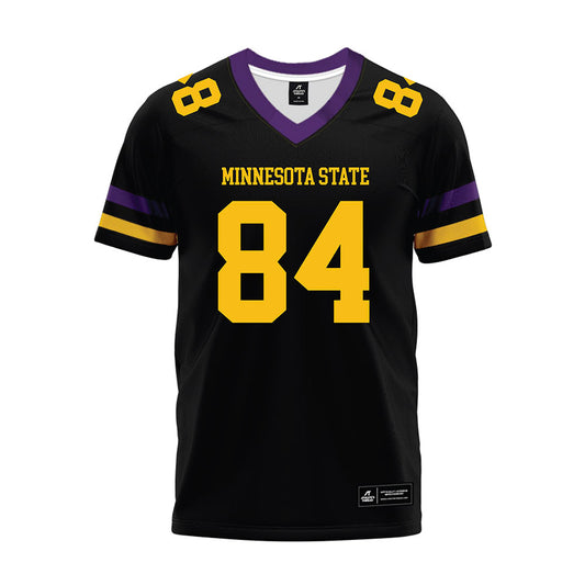Minn. St. - NCAA Football : Bode Goerger - Black Premium Football Jersey-0