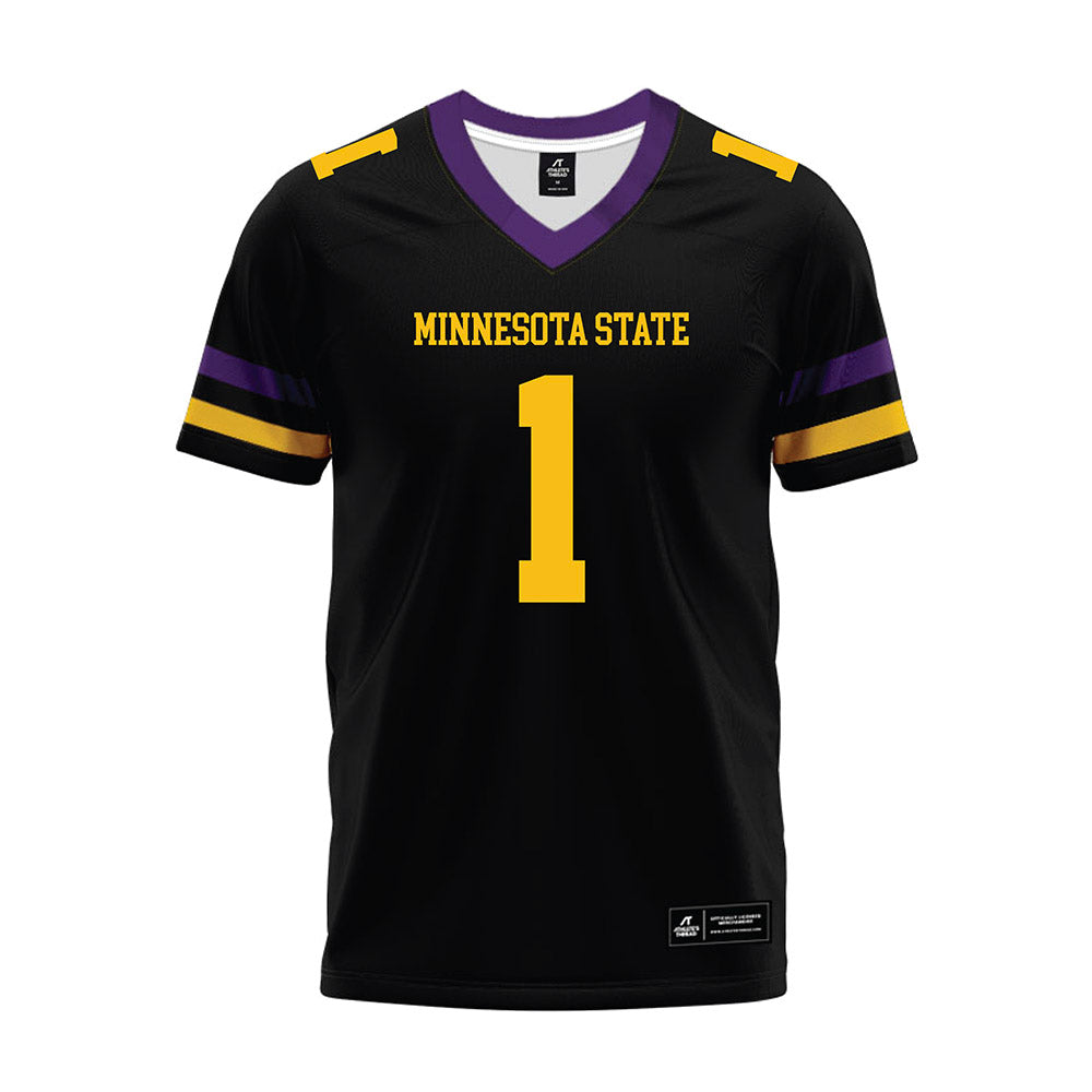 Minn. St. - NCAA Football : Maximus Sims - Black Premium Football Jersey-0