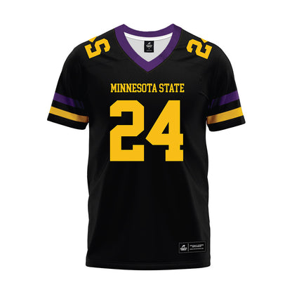 Minn. St. - NCAA Football : Tate Eccles - Black Premium Football Jersey-0