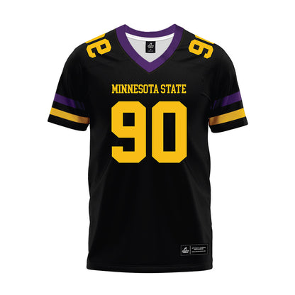 Minn. St. - NCAA Football : Jordan Ivy - Black Premium Football Jersey-0