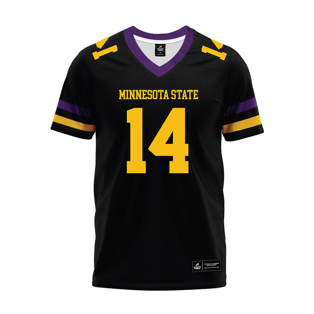 Minn. St. - NCAA Football : Connor Fournier - Black Premium Football Jersey-0